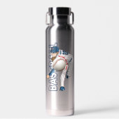 Honkbal held met Million Dollar Arm | Waterfles (Voorkant)