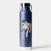 Honkbal held met Million Dollar Arm | Waterfles (Voorkant)