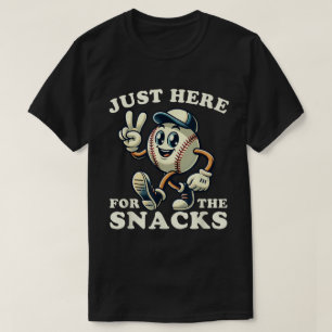 Honkbal hier voor de sportfan van Snacks T-shirt