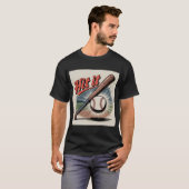 honkbal "Hit It" Retro Sports T-shirt (Voorkant volledig)