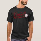 honkbal honkbal honkbal honkbal honkbalvader voor  t-shirt (Voorkant)