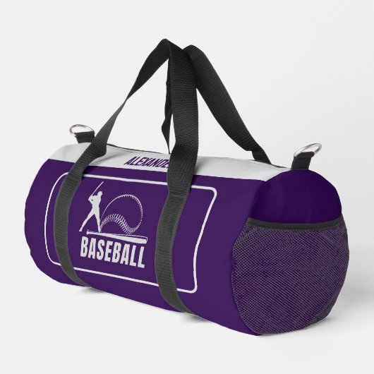 Honkbal, Honkbalspeler, Team, Verjaardagscadeau Plunjezak (Rechterhoek)