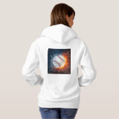honkbal hoodie (Achterkant volledig)
