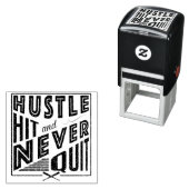 Honkbal Hustle Hit nooit stoppen met aangepaste st Zelfinktende Stempel (In situ)