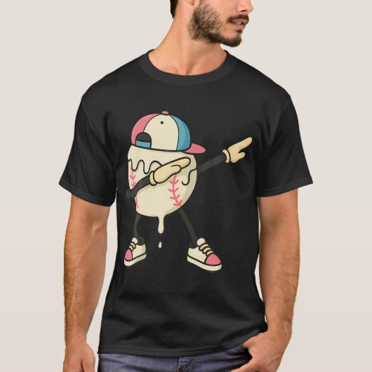 Honkbal Ijs Drip Dabbing Honkbal T-shirt (Voorkant)