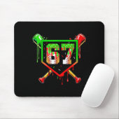 Honkbal Ijs Drip Nummer 67 Speler 6 7 Chris Muismat (Met muis)