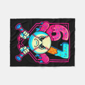 Honkbal Ijs Drip Nummer 67 Zes Zeven Meme 6 Fleece Deken (Voorkant (Horizontaal))