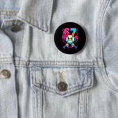 Honkbal Ijs Drip Nummer 67 Zes Zeven Meme 6 Ronde Button 5,7 Cm (In situ)