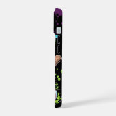 Honkbal IJscrème Drip Met Spikkels Thuisplaat iPhone 15 Case (Linkerkant)