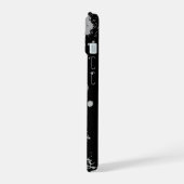 Honkbal IJscrème Drip Met Spikkels Thuisplaat iPhone 15 Case (Linkerkant)