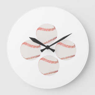 Honkbal Illustratie Wandklok