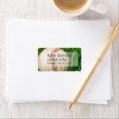 Honkbal in de Grass Adresetiketten Etiket (Insitu)