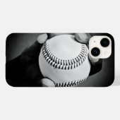 honkbal in hand Case-Mate iPhone case (Achterkant (horizontaal))