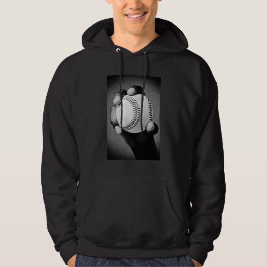 honkbal in hand hoodie (Voorkant)