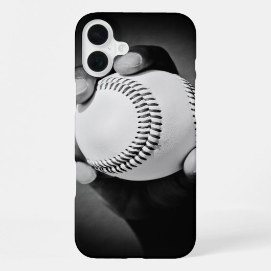 honkbal in hand iPhone hoesje (Achterkant)
