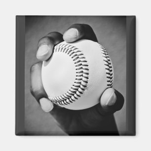 honkbal in hand magneet