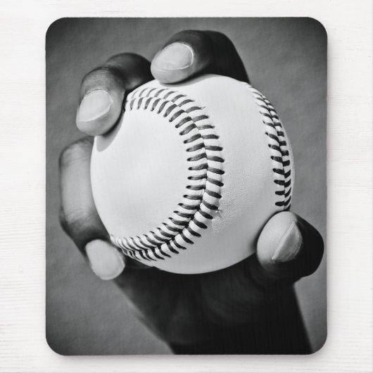 honkbal in hand muismat (Voorkant)