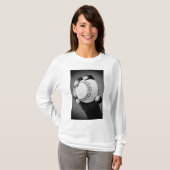 honkbal in hand t-shirt (Voorkant volledig)