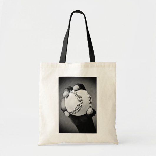 honkbal in hand tote bag (Voorkant)