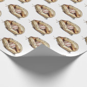 honkbal in handschoen cadeaupapier (Hoek)