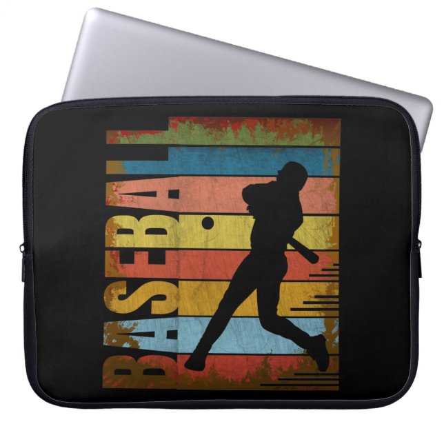 HONKBAL IN RETRO STIJL LAPTOP SLEEVE (Voorkant)