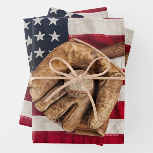 honkbal inpakpapier vel (In situ)