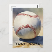 Honkbal Inspirerend Jouw naam toevoegen Briefkaart (Voorkant / Achterkant)