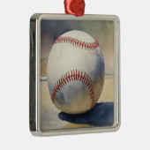 honkbal Inspirerend Metalen Ornament (Rechts)