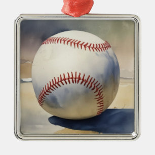 honkbal Inspirerend Metalen Ornament