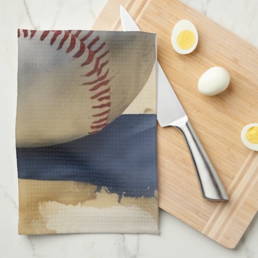 honkbal Inspirerend Theedoek (Quarter Fold)