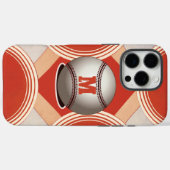  honkbal iPhone Case (Achterkant (horizontaal))
