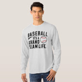 Honkbal is het Grand Slam-leven T-shirt (Voorkant volledig)