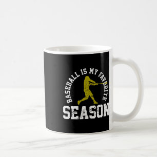 Honkbal is mijn favoriete seizoen cadeau koffiemok