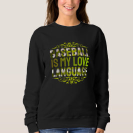 honkbal is mijn liefdestaal trui