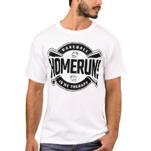 Honkbal is mijn therapie homerun grappig honkbal