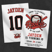 Honkbal Jersey Rookie van het Jaar Verjaardagsfees Kaart