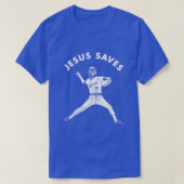 Honkbal Jesus redt T-shirt (Design voorkant)