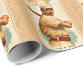  honkbal: John Ward, 1887 NY Giants Cadeaupapier (Rol Hoek)