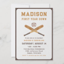 Honkbal Jongen Eerste 1e Verjaardag Foto