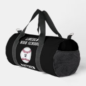 Honkbal Jongens School Team Naam Nummer Sport Plunjezak (Rechterhoek)