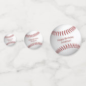 honkbal jongens verjaarfeest confetti (Voorkanten)