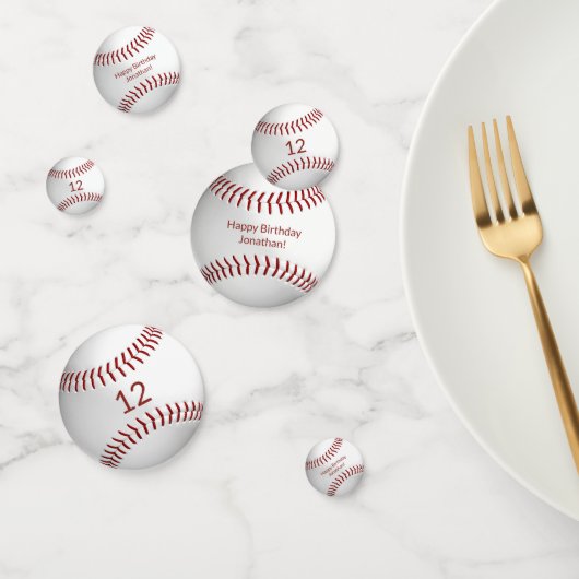 honkbal jongens verjaarfeest confetti (Groep)