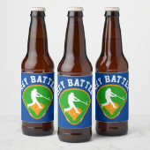 Honkbal Jouw tekst Bier Etiket (Flessen)