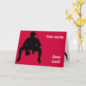 Honkbal Kaart (Gele Bloem)