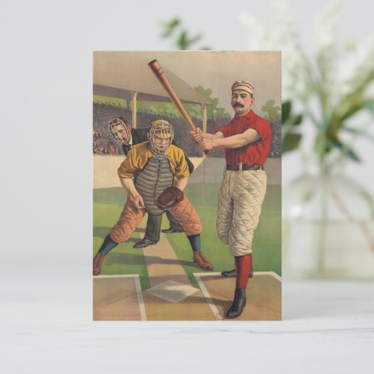  honkbal, Kaart van de Sportpartij (Staand voorkant)