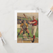  honkbal, Kaart van de Sportpartij (Voorkant / Achterkant in situ)