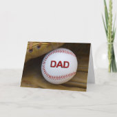 Honkbal Kaart voor papa (Voorkant)
