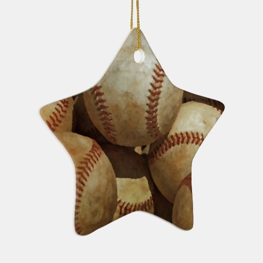 Honkbal Keramisch Ornament (Rechts)