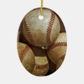 Honkbal Keramisch Ornament (Voorkant)