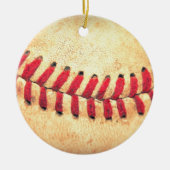  honkbal keramisch ornament (Voorkant)